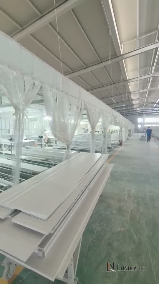 Door components being prepared