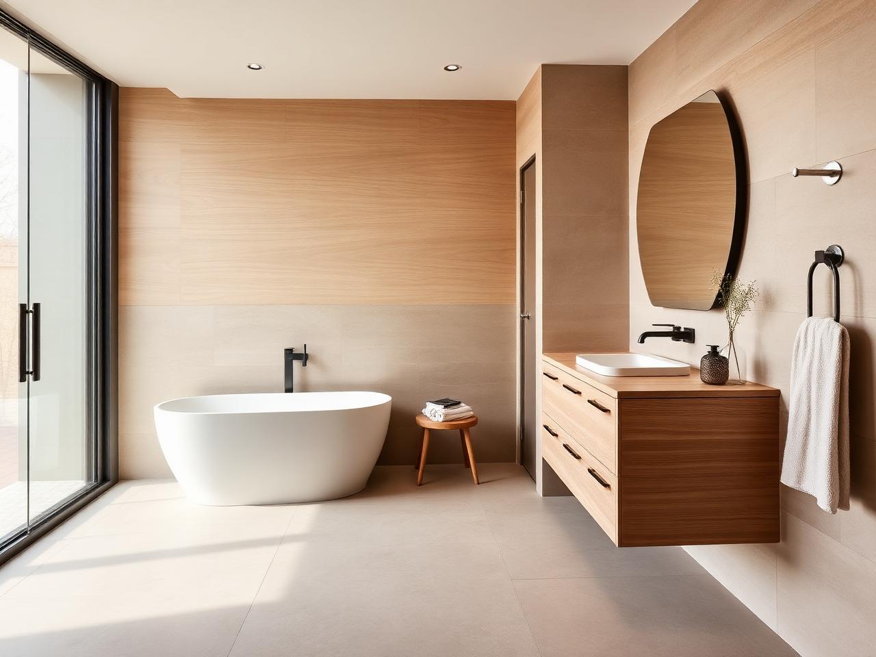 Earthen Cottage bathroom design