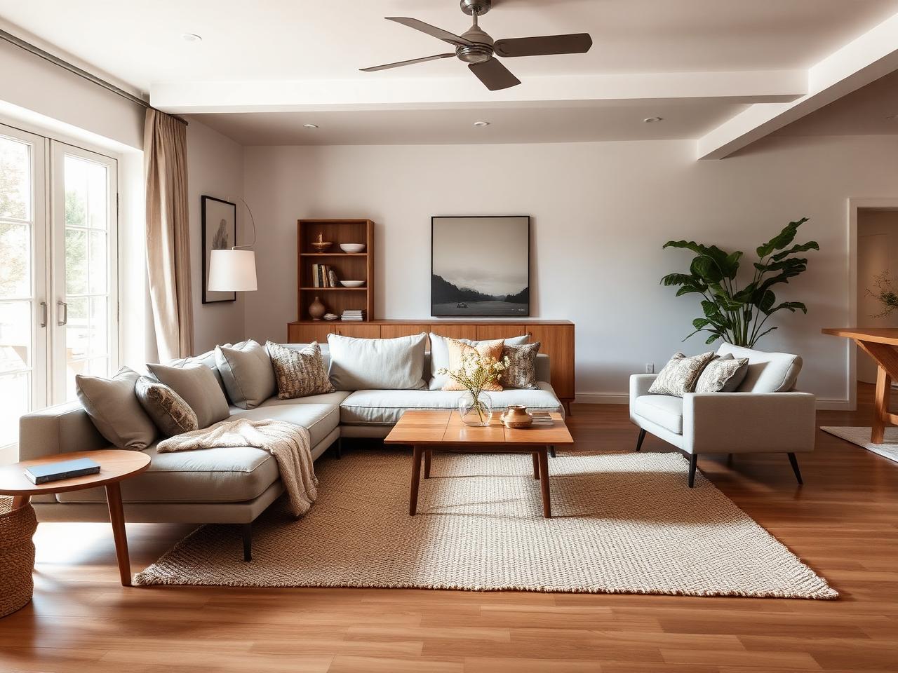Soft Modern living room design